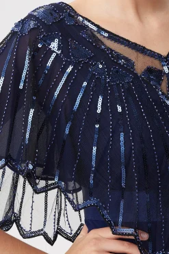 BABEYOND Shawls & Scarves|1920S Sequin Gatsby Evening Shawl