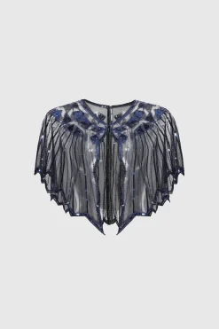 BABEYOND Shawls & Scarves|1920S Sequin Gatsby Evening Shawl