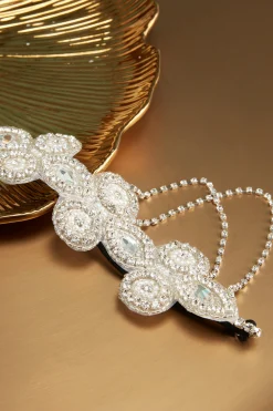 BABEYOND Headpieces & Fascinators|Sparkle Rhinestone Chain Floral Circlet
