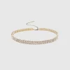 BABEYOND Jewelry|Sparkling Rhinestone Choker Necklace Gold
