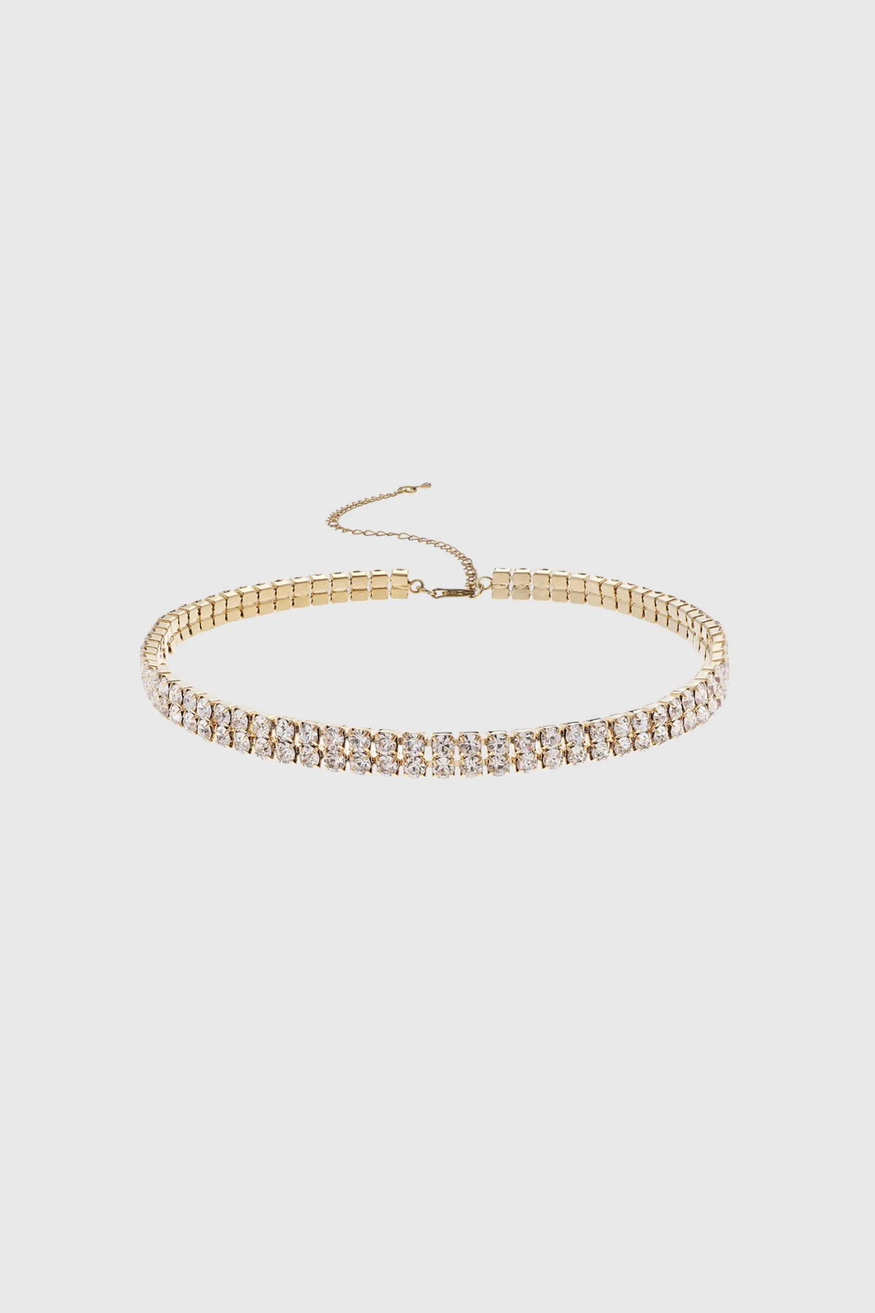 BABEYOND Jewelry|Sparkling Rhinestone Choker Necklace Gold