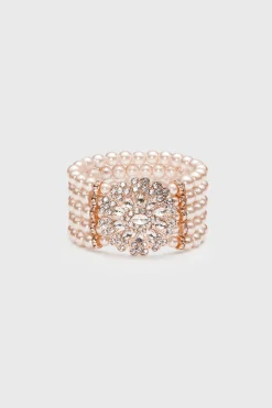 BABEYOND Jewelry|Stunning Zircon Studded Pearl Bracelet