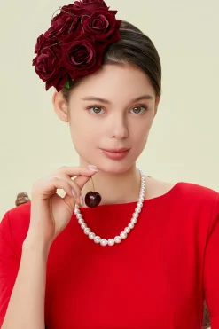 BABEYOND Headpieces & Fascinators|Stylish Pillbox Floral Feather Fascinator