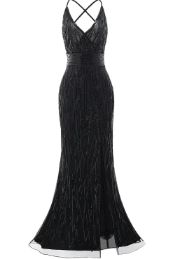 BABEYOND Dresses|Suspender High Slit Maxi Cocktail Dress