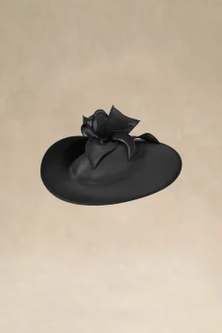 BABEYOND Headpieces & Fascinators|Tea Party Veil Floral Fascinator Black