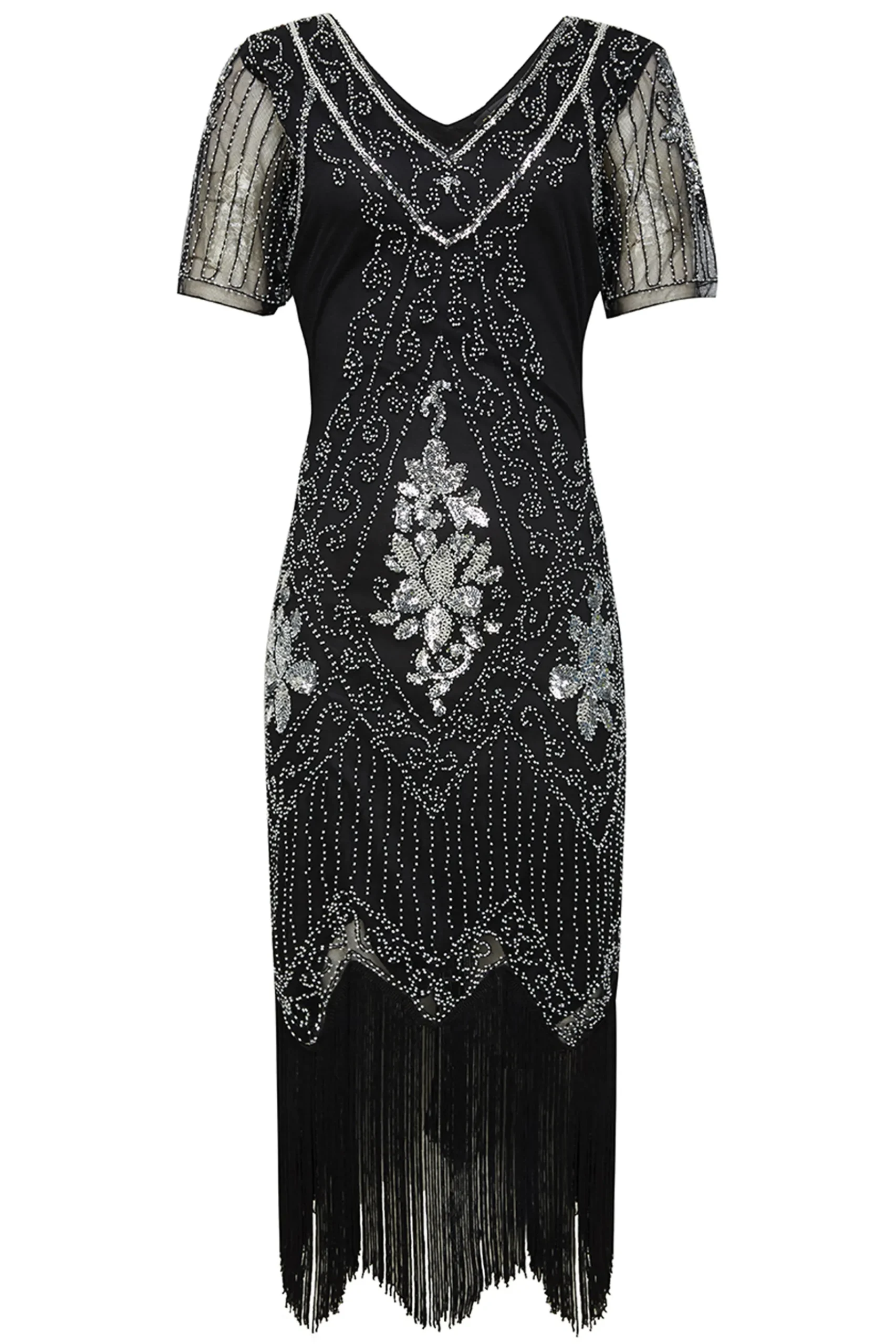 BABEYOND Dresses|Vintage Paisley Flapper Gatsby Dress