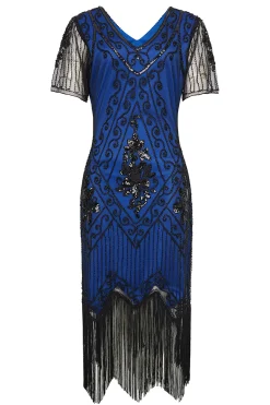BABEYOND Dresses|Vintage Paisley Flapper Gatsby Dress