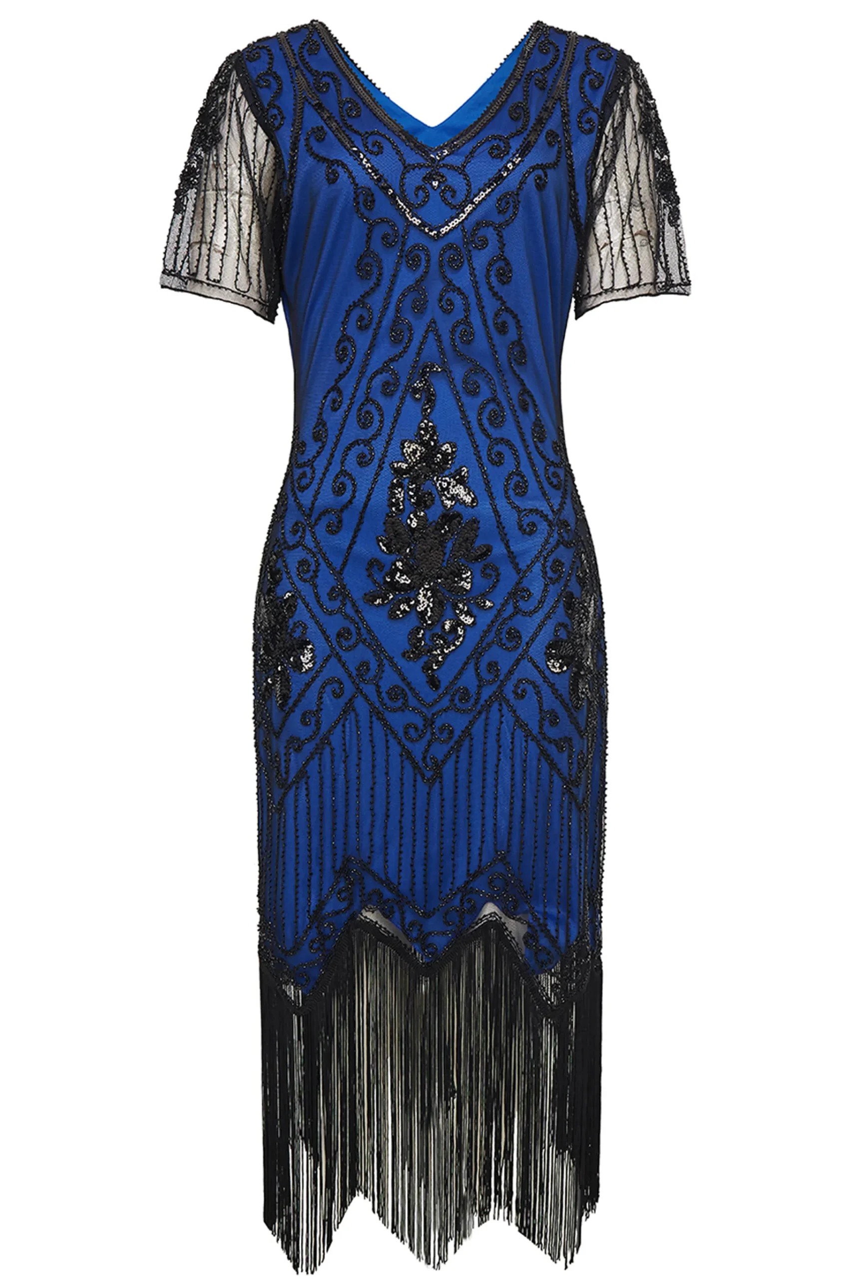 BABEYOND Dresses|Vintage Paisley Flapper Gatsby Dress