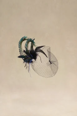 BABEYOND Headpieces & Fascinators|Vintage Peacock Tea Party Fascinator