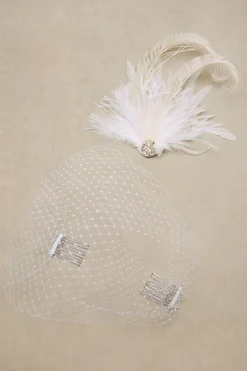 BABEYOND Headpieces & Fascinators|Vintage Peacock Tea Party Fascinator