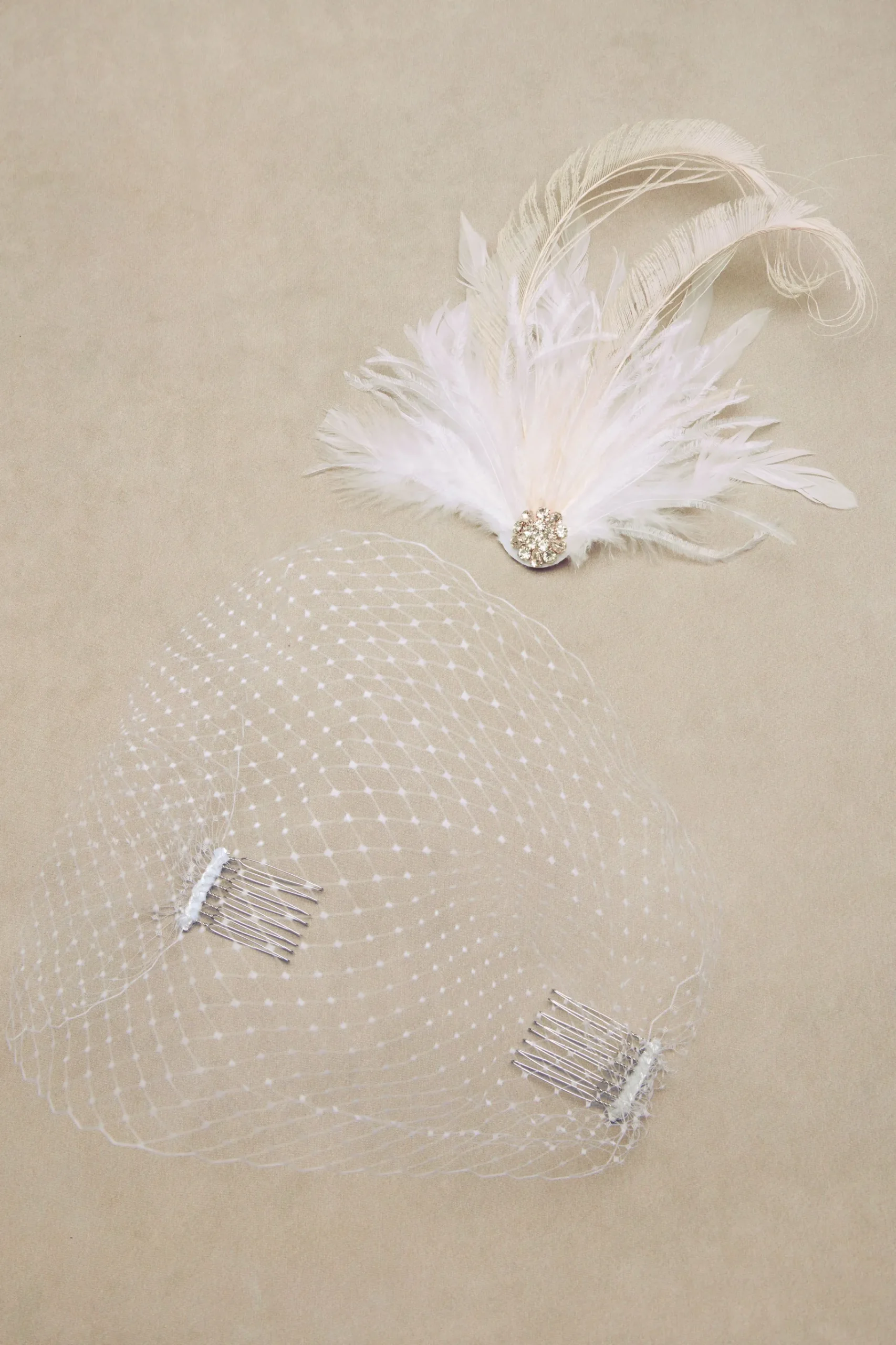 BABEYOND Headpieces & Fascinators|Vintage Peacock Tea Party Fascinator